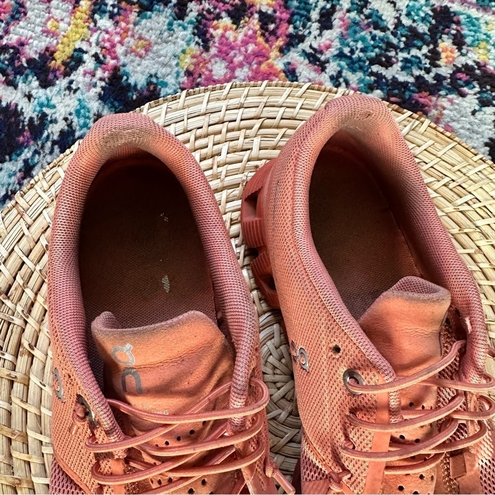 On Running Cloud X Sneaker Orange Womens Size 8 - Picture 4 of 11
